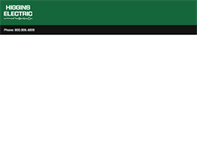 Tablet Screenshot of higginselectric.com